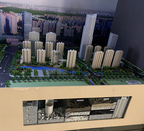 华亭市建筑模型